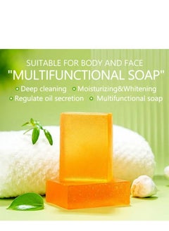 GUANJING Moroccan Argan Oil Whitening Multifunctional Deep Cleaning Body Face Vitamin E Soap 100g  - Image 5