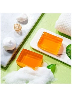 GUANJING Moroccan Argan Oil Whitening Multifunctional Deep Cleaning Body Face Vitamin E Soap 100g  - Image 4
