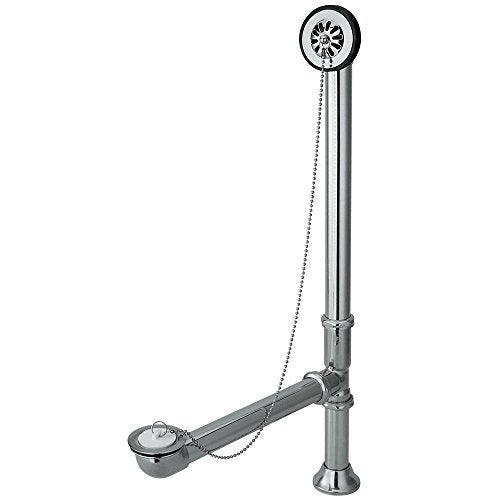 Elements of Design St. Louis DS2098 Clawfoot Tub Waste and Overflow Drain, Brushed Nickel - Image 4