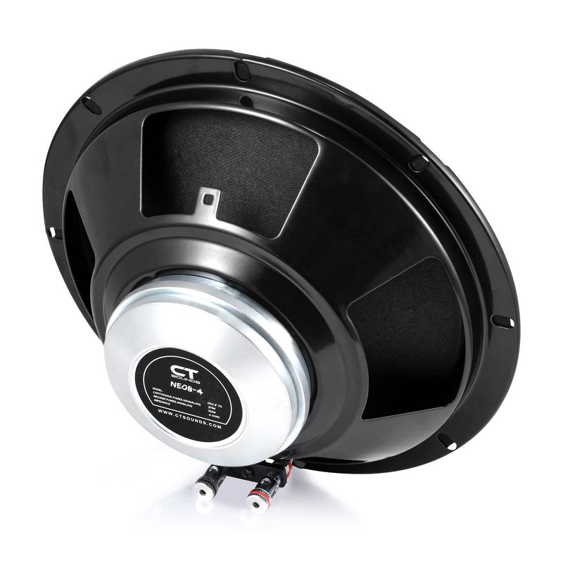 CT Sounds NEO8-4 8â€ Neo Pro Audio Midrange Loudspeaker, 275 Watts RMS, Each - Image 3