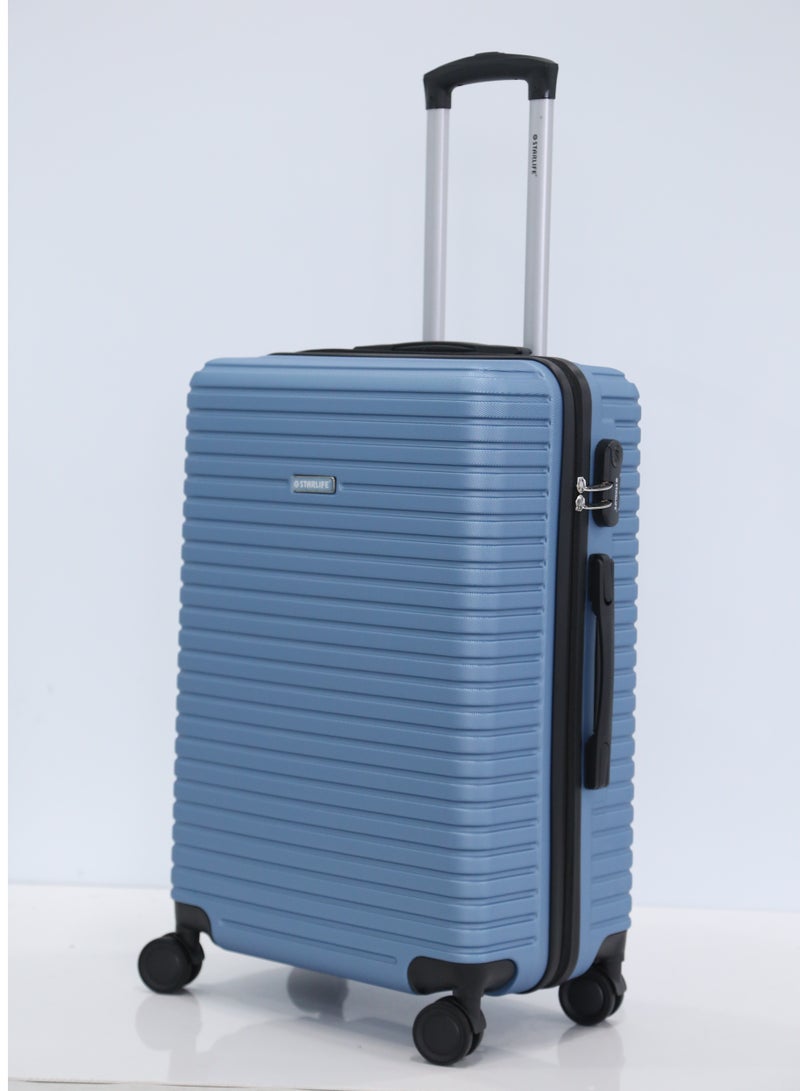 STARLIFE 3 Piece ABS Hard side Trolley Luggage Set Spinner Wheels with Number Lock - Image 3