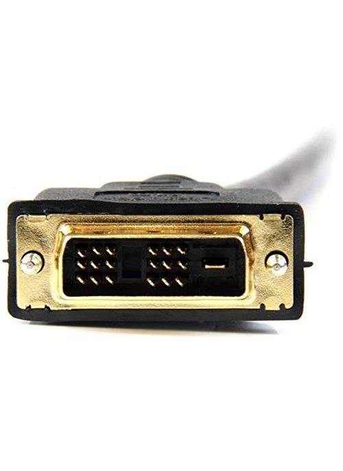 Startech.com StarTech.com 20 ft. (6.1 m) HDMI to DVI D Adapter Cable - HDMI to DVI-D Cable - Strain Relief Connectors - Bi-Directional - HDMI to DVI Cable (HDMIDVIMM20)  - Image 2