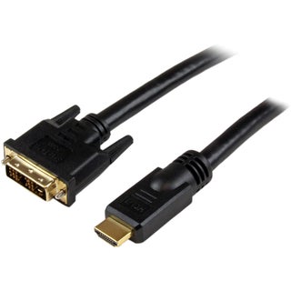 StarTech.com 20 ft. (6.1 m) HDMI to DVI D Adapter Cable - HDMI to DVI-D Cable - Strain Relief Connectors - Bi-Directional - HDMI to DVI Cable (HDMIDVIMM20) - pzsku/ZE14E9EB3CE359E9F0D3BZ/45/1749373955/e29414bc-6d4e-4577-8aaa-5157c2fe44e3