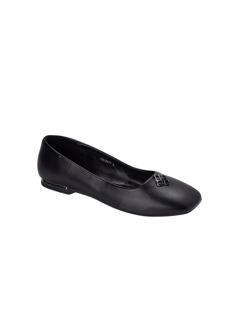 Bata Round Toe Ballerinas  - Image 2
