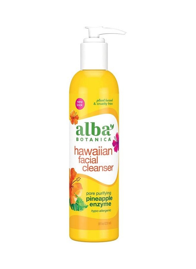 Alba Botanica Hawaiian Facial Cleanser Pore Purifying Pineapple Enzyme 8 Oz  - Image 1