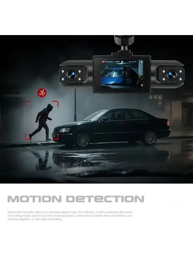 4 Lenses Dash Cam 360 Panoramic View Front Rear Left Right Cameras Infrared Night Vision 32G Memory Card - Image 3