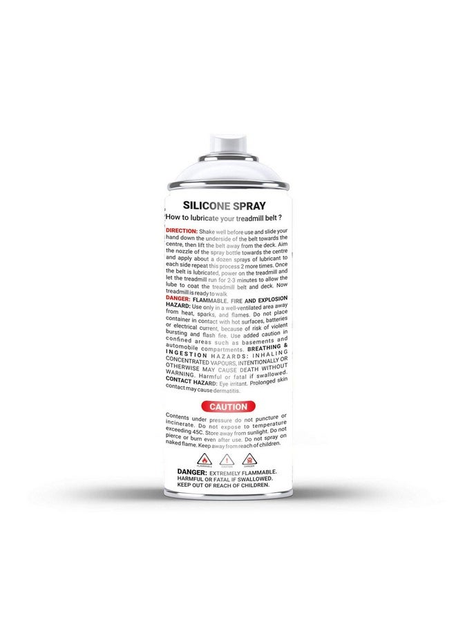 PowerMax Fitness PowerMax Fitness Silicone Oil Lubricant Spray for Treadmill (500ml), Use For Equipment Applications Extra Long Control Flow Applicator Easy To Use On All Treadmills  - Image 4