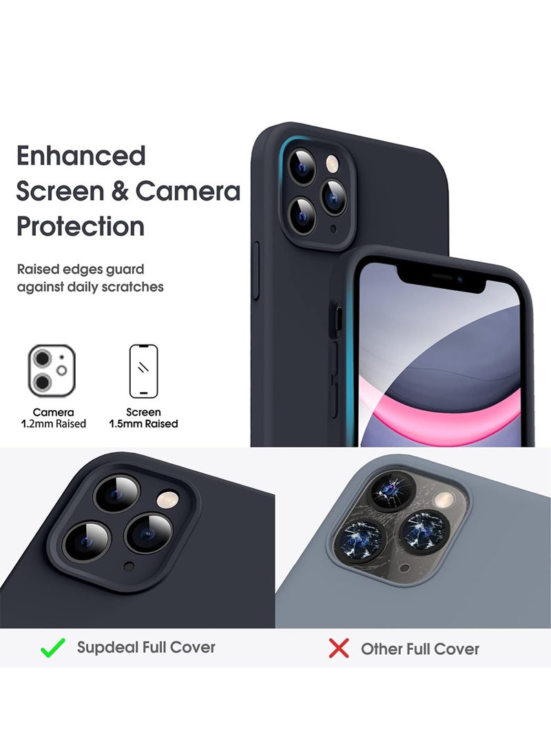 WRISTWISE Case Cover for iPhone 11 Pro Max - [Camera All-Round Protection] [Soft Microfiber Lining Anti-Scratch] Shockproof Phone Case Cover, Black - Image 2