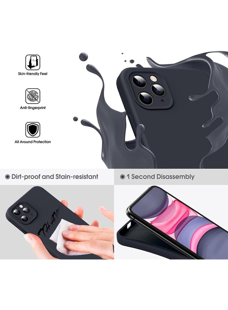 WRISTWISE Case Cover for iPhone 11 Pro Max - [Camera All-Round Protection] [Soft Microfiber Lining Anti-Scratch] Shockproof Phone Case Cover, Black - Image 3