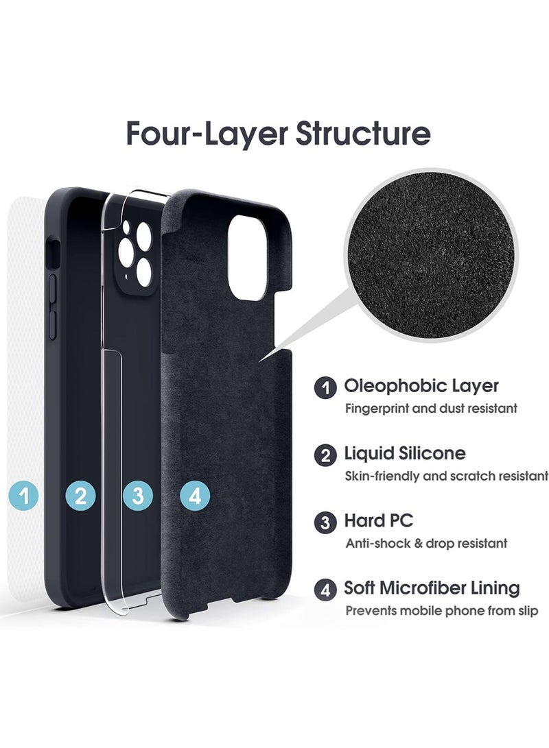 WRISTWISE Case Cover for iPhone 11 Pro Max - [Camera All-Round Protection] [Soft Microfiber Lining Anti-Scratch] Shockproof Phone Case Cover, Black - Image 5