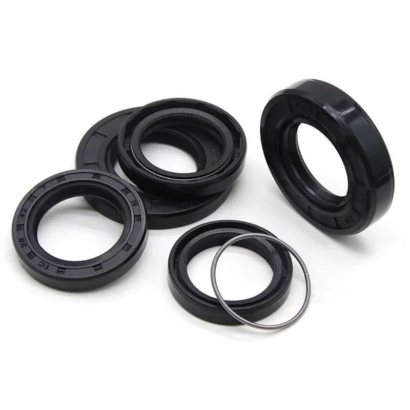 Nitrile Rubber Double Lip Oil Seals 2 Pieces 17x24x5mm Skeleton Type For Rotating Shaft - Image 5