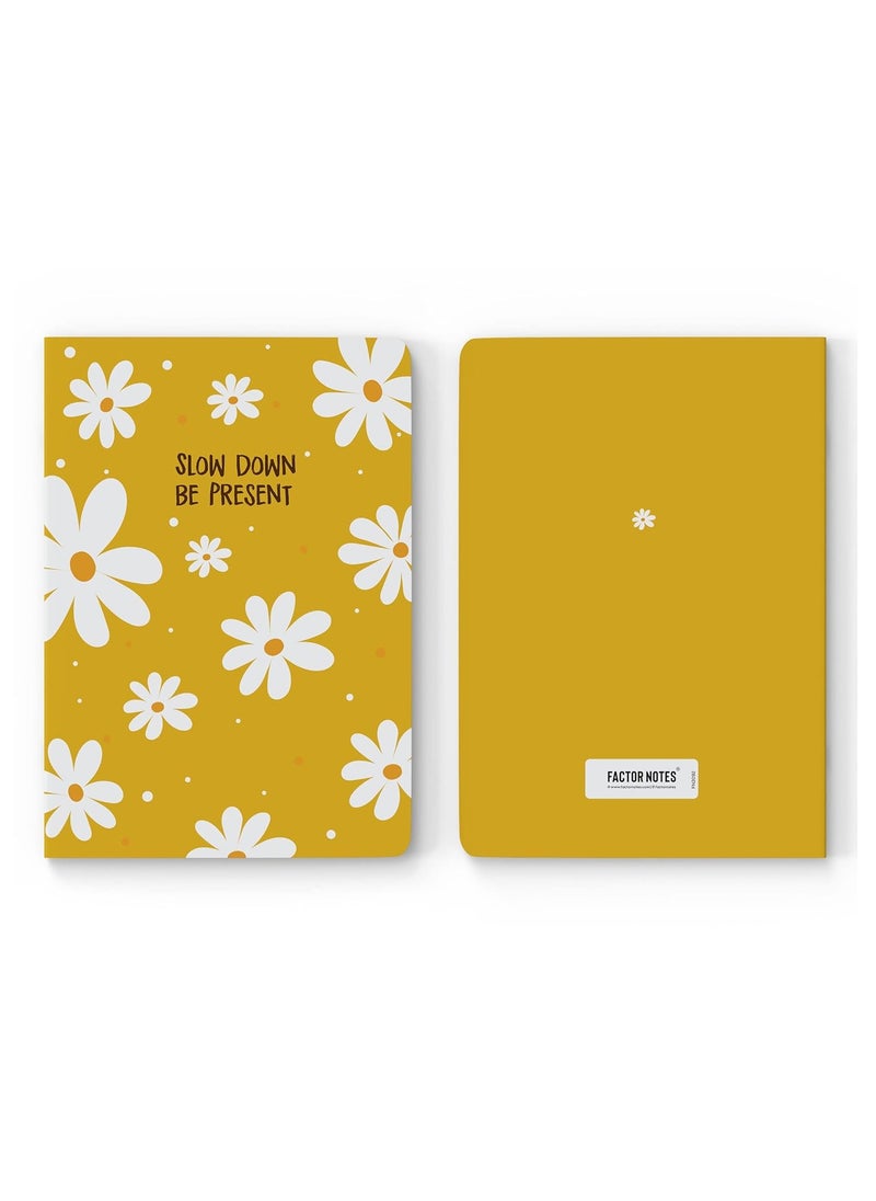 FACTOR NOTES FACTOR NOTES A5 Notebook: Ruled | 90 GSM | 160 Pages (Daisy Days)  - Image 5