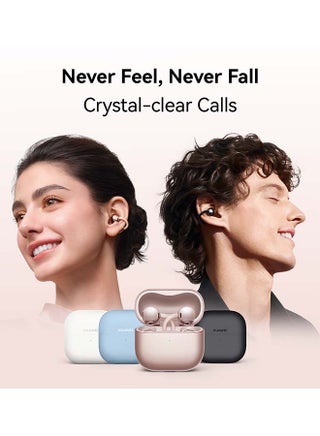 FreeClip 2 Wireless Earphones, Bluetooth Earbuds, Airy C-bridge Design, Adaptive Open-ear Listening, Crystal-clear Calls, 38 Hours Long Battery Life, Compatible with iOS & Android, IP57, white - view 4