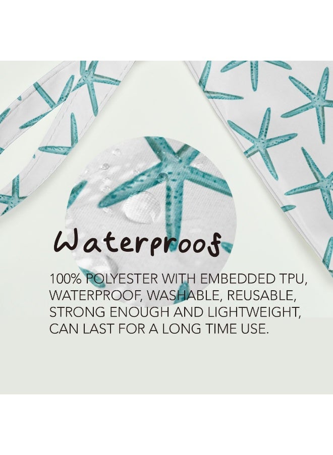 Fokongna حقيبة فوكوانغنا الرطبة والجافة لملابس السباحة والسفر والشاطئ والمكياج والحفاضات ونجم البحر والهدايا قوس قزح - Image 5