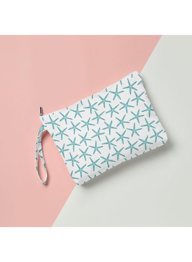 Fokongna حقيبة فوكوانغنا الرطبة والجافة لملابس السباحة والسفر والشاطئ والمكياج والحفاضات ونجم البحر والهدايا قوس قزح - Image 4