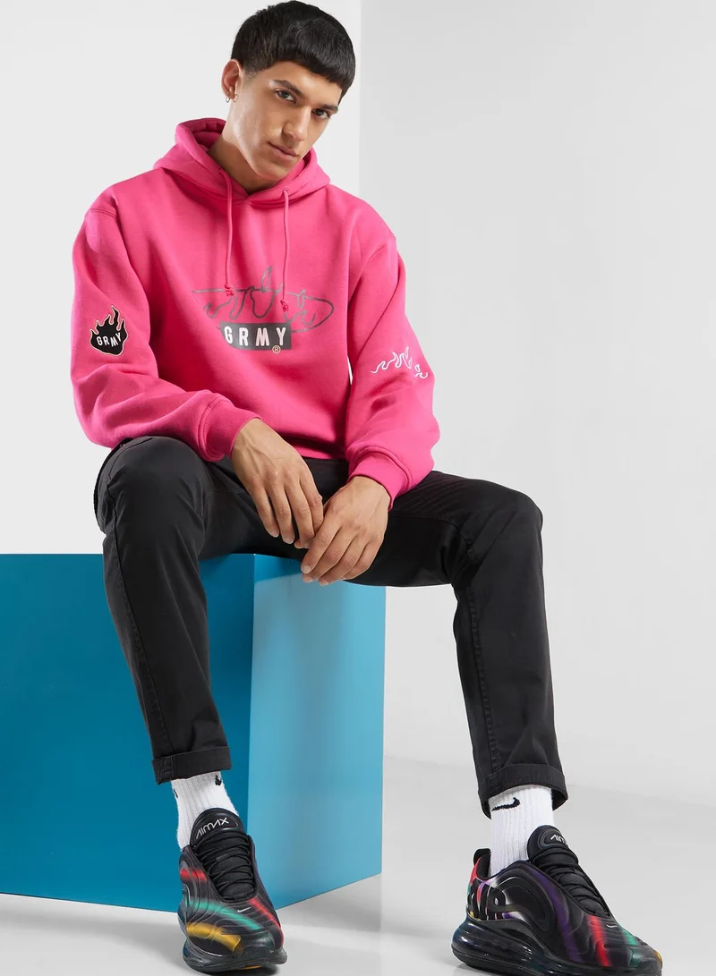 Grimey Cloven Tongues Vintage Hoodie