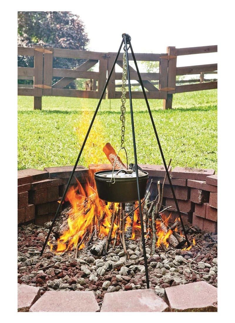LODGE Cast Iron Deep Camp Dutch Oven 12 Inch  - Image 4