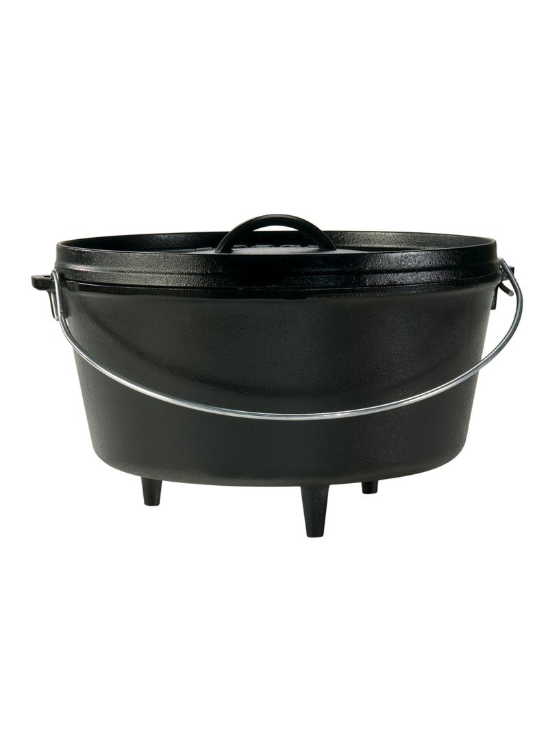 LODGE Cast Iron Deep Camp Dutch Oven 12 Inch  - Image 1