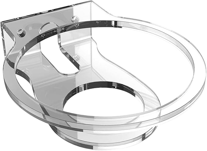 Transparent Wall Mounted Audio Shelf For Mini Speaker Space Saving Strong Bearing Living Room Bedroom Kitchen - Image 1
