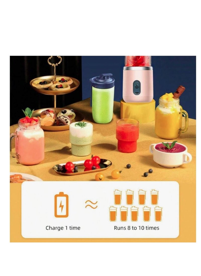 إيباسكت خلاط عصير محمول 3*1لعصر الفوكه والخضروات خلاط عصرى  يستخدم فاى وقت واى مكان لسهولة حمله واستخدامه (بينك)  - Image 2