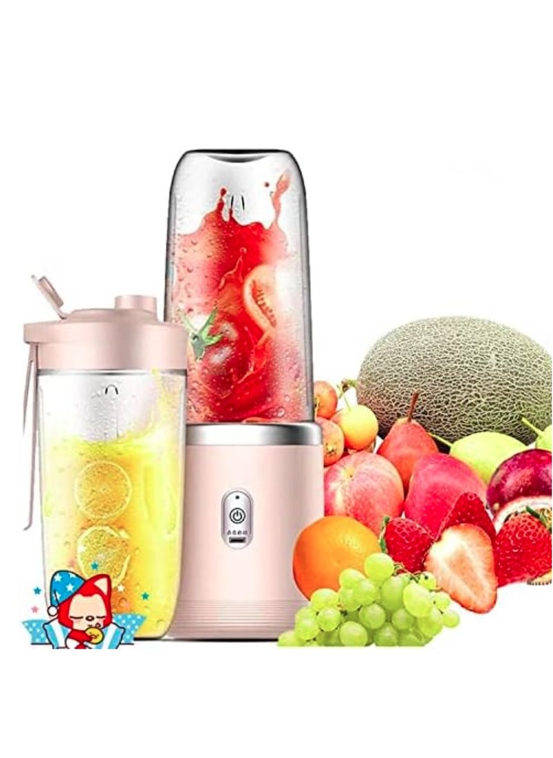 إيباسكت خلاط عصير محمول 3*1لعصر الفوكه والخضروات خلاط عصرى  يستخدم فاى وقت واى مكان لسهولة حمله واستخدامه (بينك)  - Image 1