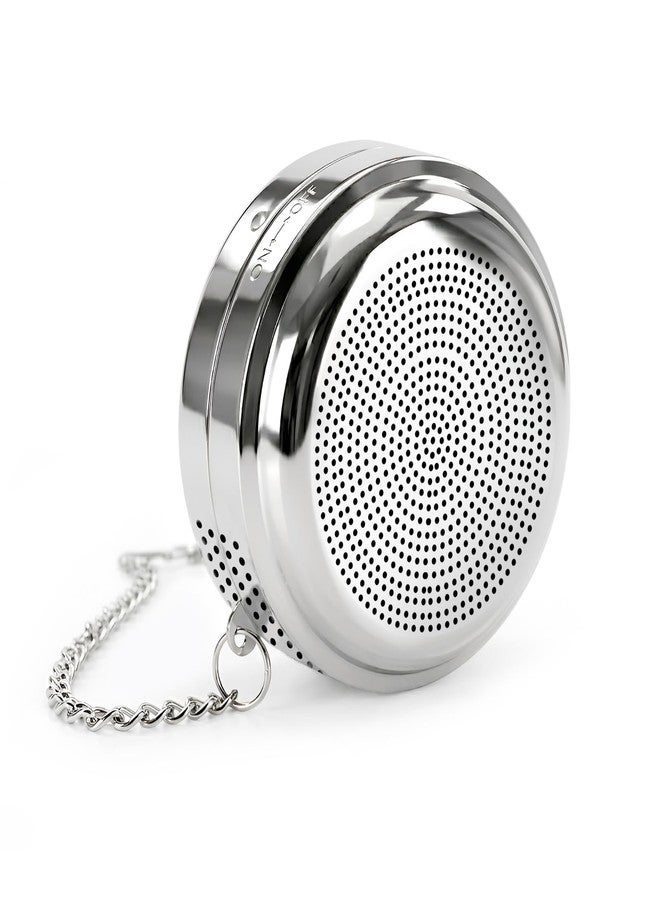Vsitoo Tea Infuser for Loose Tea, Extra Fine Mesh Tea Strainer Ball - 304 Stainless Steel Reusable Tea Steeper Filter Bag for Brewing Black Tea Rooibos Herbal Tea Spices Seasonings - Image 1