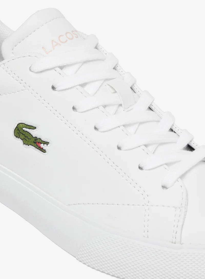 Lacoste WHT/LT PNK Lerond Low Top Sneakers for Women | Best Price UAE