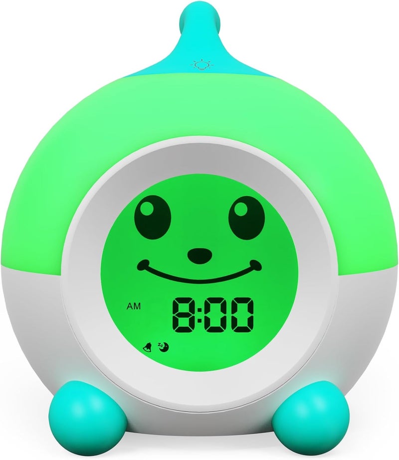 iHoo Ok to Wake Kids Alarm Clock, Toddler Sleep Training Clock with Touch Night Light, Nap Timer for Boys Girls - Image 1