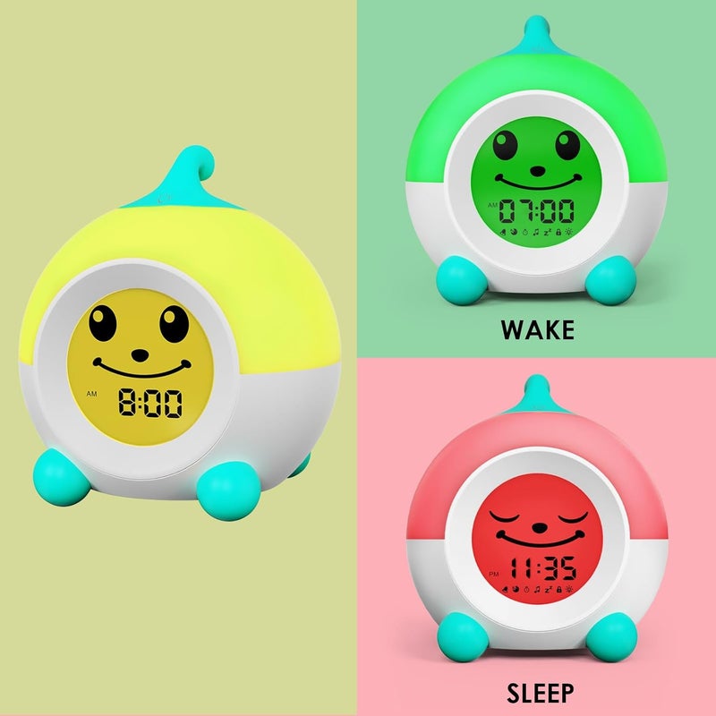 iHoo Ok to Wake Kids Alarm Clock, Toddler Sleep Training Clock with Touch Night Light, Nap Timer for Boys Girls - Image 2