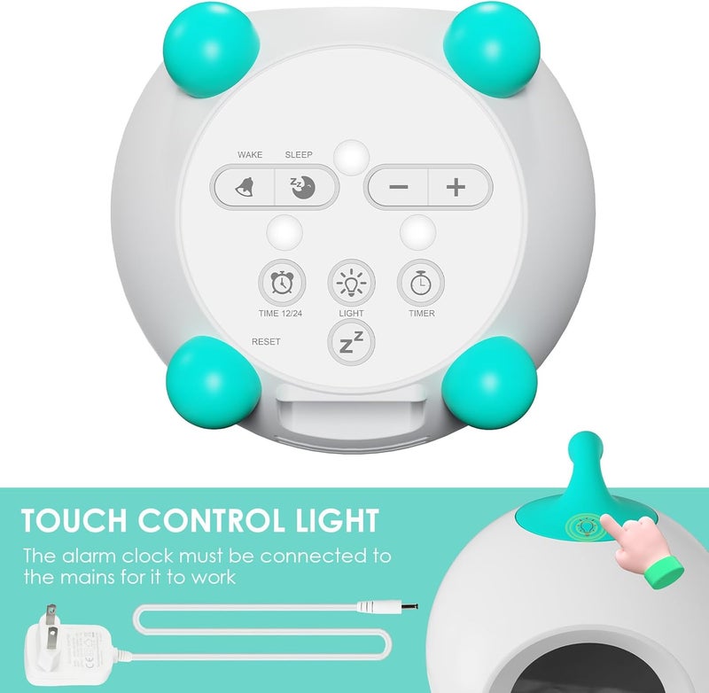 iHoo Ok to Wake Kids Alarm Clock, Toddler Sleep Training Clock with Touch Night Light, Nap Timer for Boys Girls - Image 5