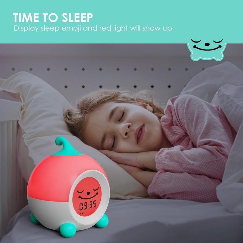 iHoo Ok to Wake Kids Alarm Clock, Toddler Sleep Training Clock with Touch Night Light, Nap Timer for Boys Girls - Image 3