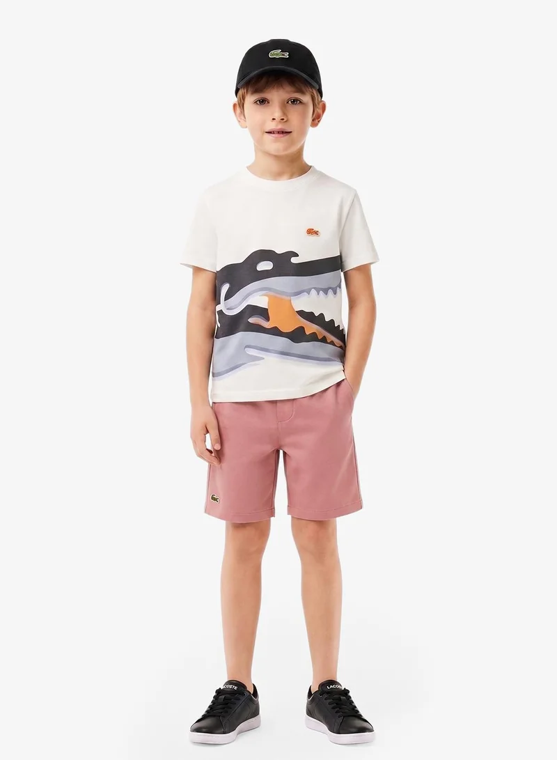 LACOSTE  Youth Graphic Crew Neck T-Shirt for Men | Best Price UAE