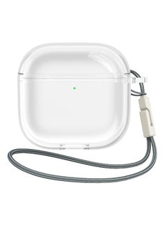 Case Compatible with AirPods 4/4 NC Case Cover Clear for Airpod 4/4 NC Case, Compatible with AirPods 4/4th NC Generation Case, Shock Resistant & Drop Protection Cover Case with Lanyard, for Airpods 4/4 NC Cases