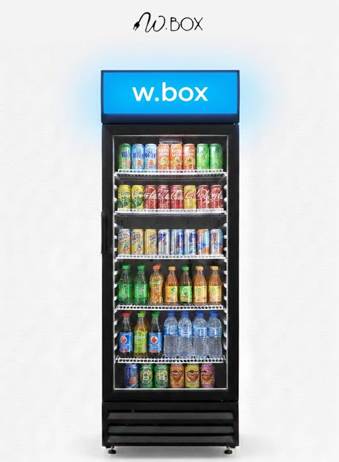 W.BOX 250 Liters Display Refrigerator - 6 Cubic Feet - 2 Years Warranty, Black | WBSC250H - Image 1