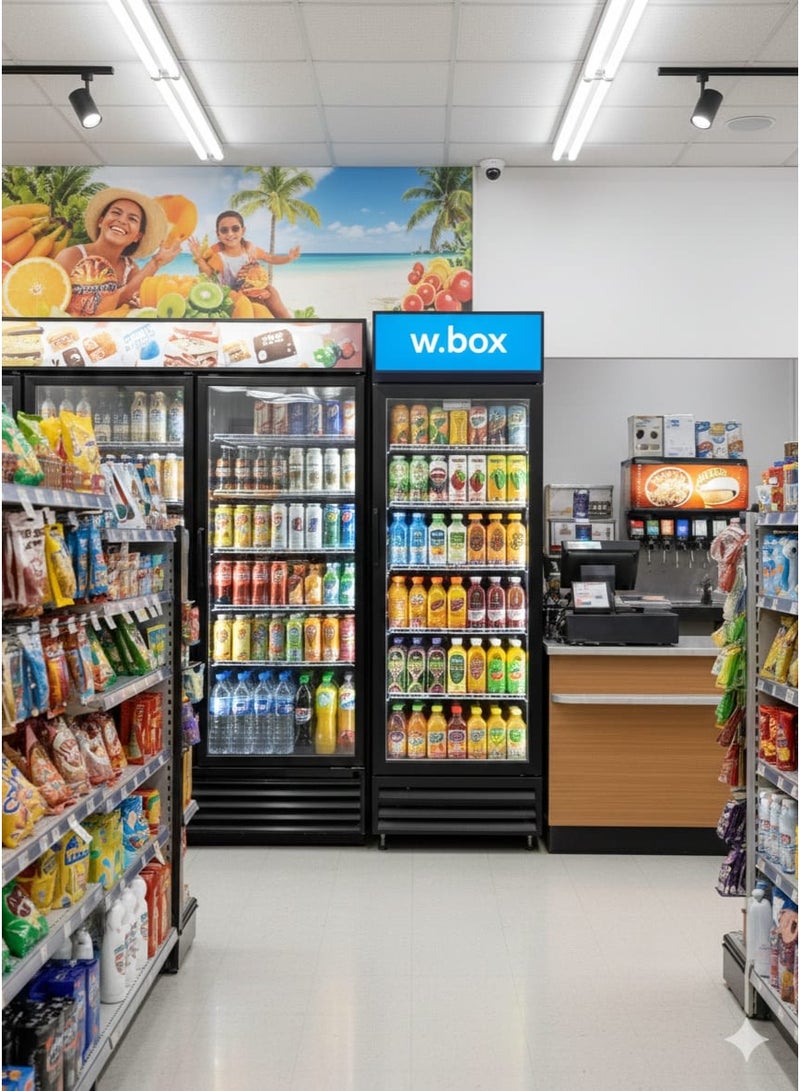 W.BOX 250 Liters Display Refrigerator - 6 Cubic Feet - 2 Years Warranty, Black | WBSC250H - Image 4