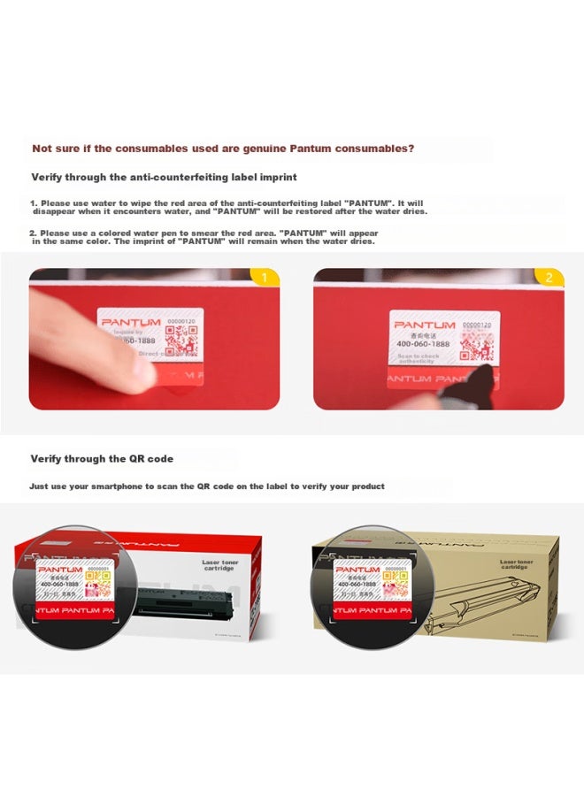 Pantum Cto-850xm Red Toner Cartridge Original Consumables Drum Unit Compatible With Cm8506dn/cm8505dn/cm9505dn/cp9500dn/cp9502dn Printers Carbon Toner Cartridge Ink Cartridge - Image 2