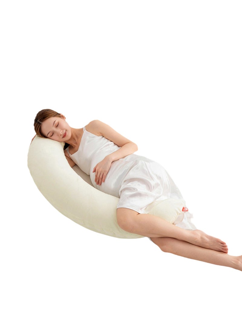 C-shaped maternity pillow maternity pillow leg knee abdominal support pillow - Image 1