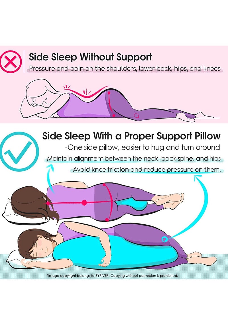 C-shaped maternity pillow maternity pillow leg knee abdominal support pillow - Image 3