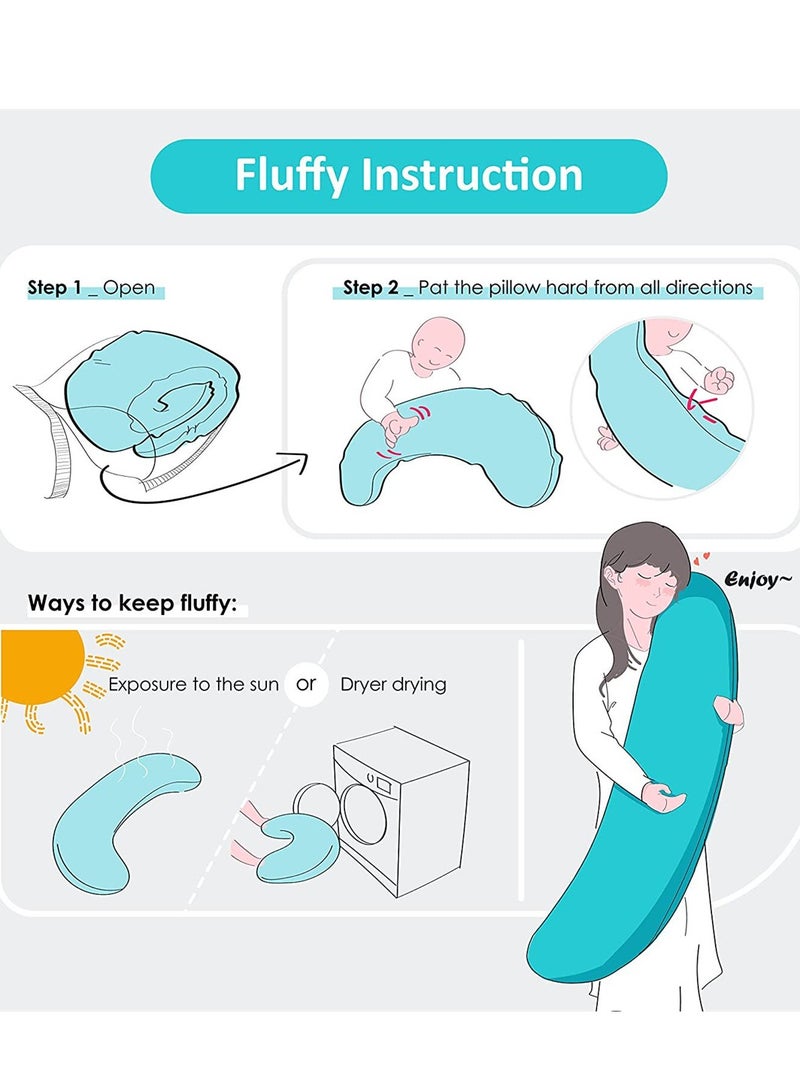 C-shaped maternity pillow maternity pillow leg knee abdominal support pillow - Image 5