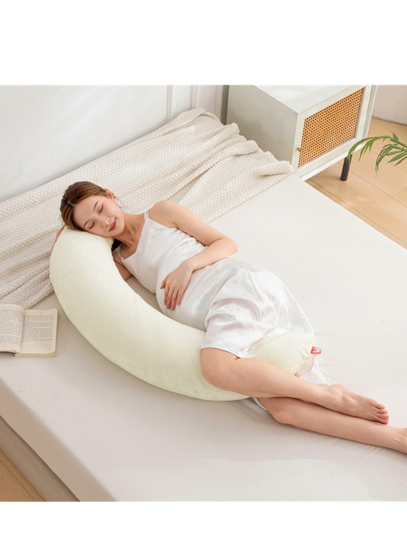C-shaped maternity pillow maternity pillow leg knee abdominal support pillow - Image 2