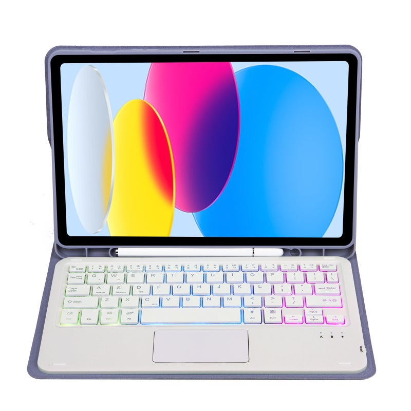 Applicable To Samsung Tablet S9 Protective Case S8 Bluetooth Keyboard P610 Seconds Miaocontrol S6Lite Pen Slot A8 Delivery - Image 3