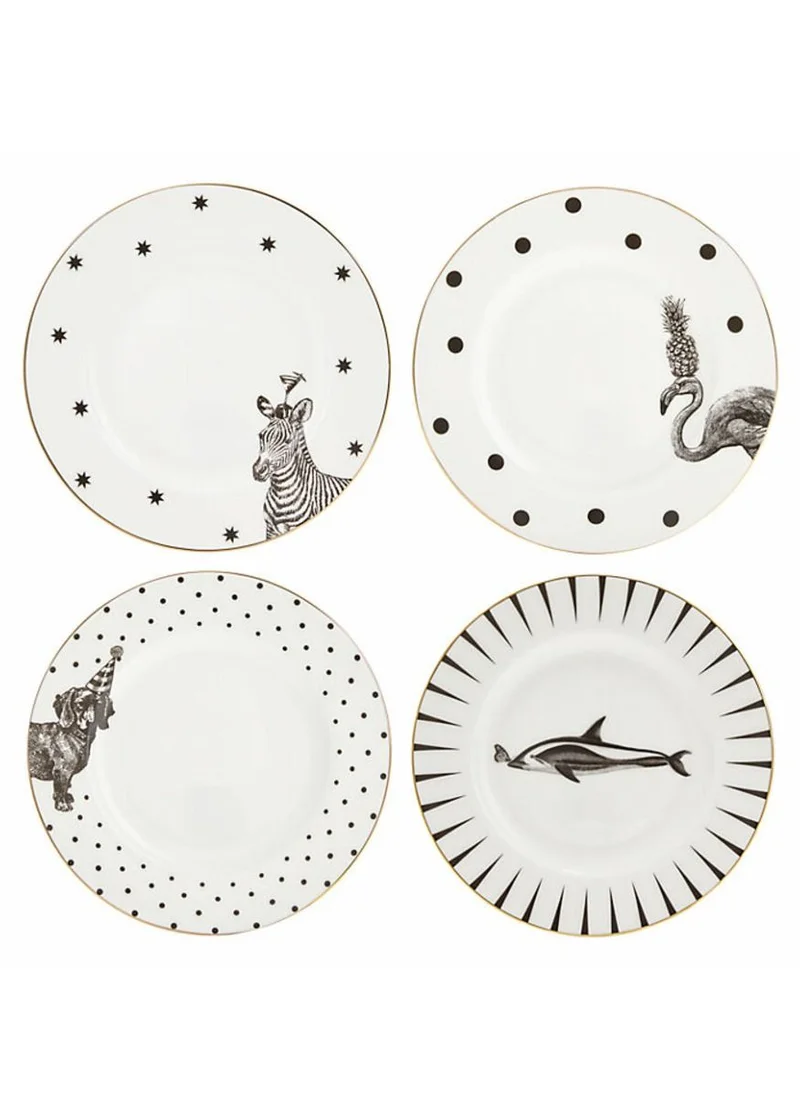 ايفون الين 4 Piece Animal Side Plates