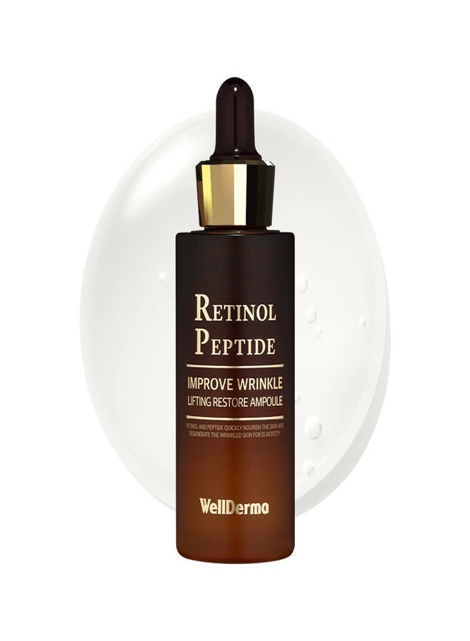 WELLDERMA Retinol Peptide Restore Serum, 30mL / 1.01 fl.oz – Hydrating & Balancing Ampoule with Collagen Complex and Niacinamide - Image 1