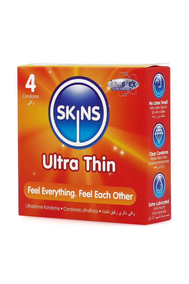 سكينز واقي ذكري سكينز فائقة الرقة 4 قطع - Image 4