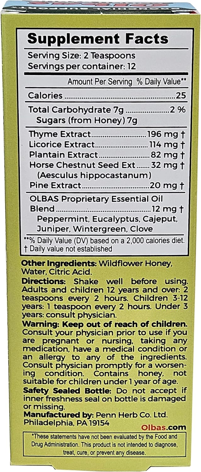 Olbas Syrup Cough Pack of 2 4 FL OZ - Image 4