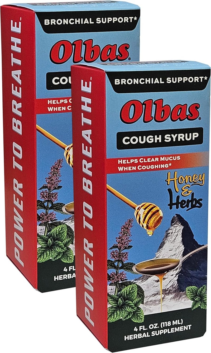 Olbas Syrup Cough Pack of 2 4 FL OZ - Image 1