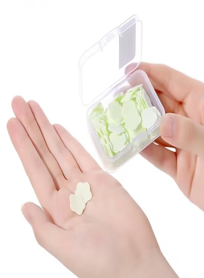 Dwuww 4 Boxes Paper Soap, 4 Random Different Scented Mini Portable Disposable Petal Hand Wash Scented Mini Soap Sheets, Dissolvable Hand Bath,Suitable for Outdoor Travel, Camping - Image 4