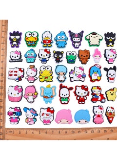 Excefore Crocs Shoe Decoration Charms, 36 Pcs Cartoon lovely Charms Shoes Charm for Crocs Hole Hole Shoe for Kids Boys Girls Man Woman Party Favor  - Image 4