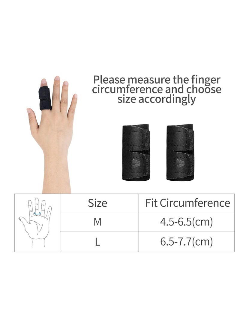 Finger splints, Support Brace for Middle, Ring, Index, Thumb and Pinky Straightening Curved, Bent, Locked Stenosing Tenosynovitis Hands Tendon Lock Release Stabilizer Knuckle Wrap - Image 3