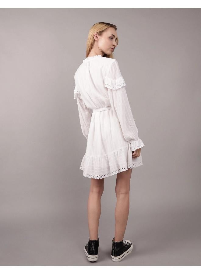 امريكان ايجل فستان قصير مزين بالثقوب - Image 4